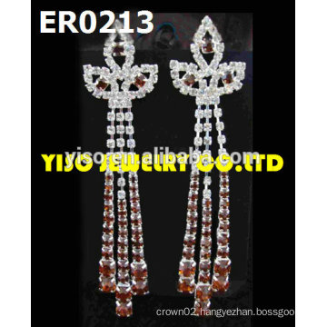 customized designs rhinestone earring